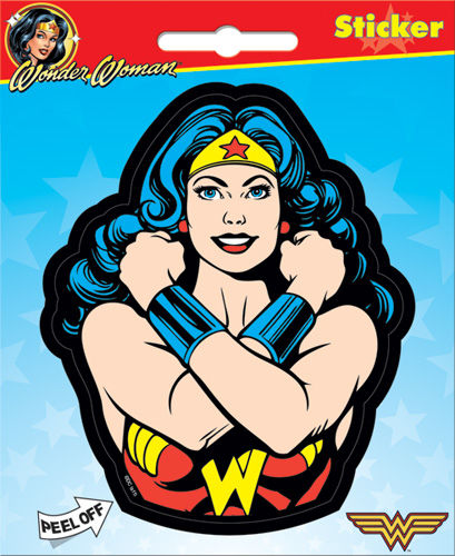 DC Comics Wonder Woman Arms Crossed Sticker