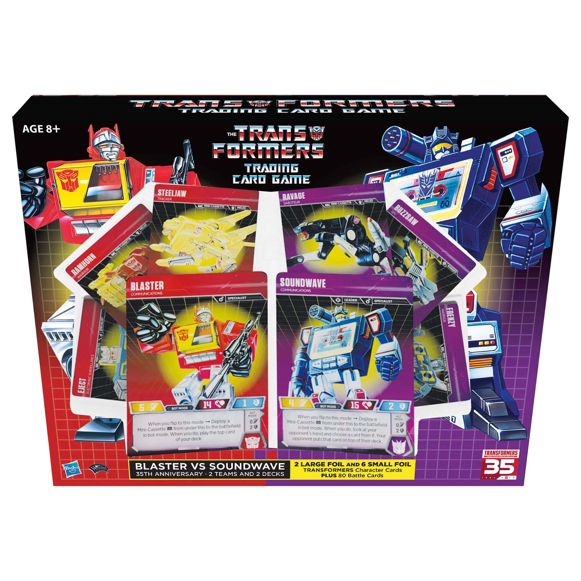 Transformers TCG - Blaster Vs Soundwave Deck 35th Anniversary Edition
