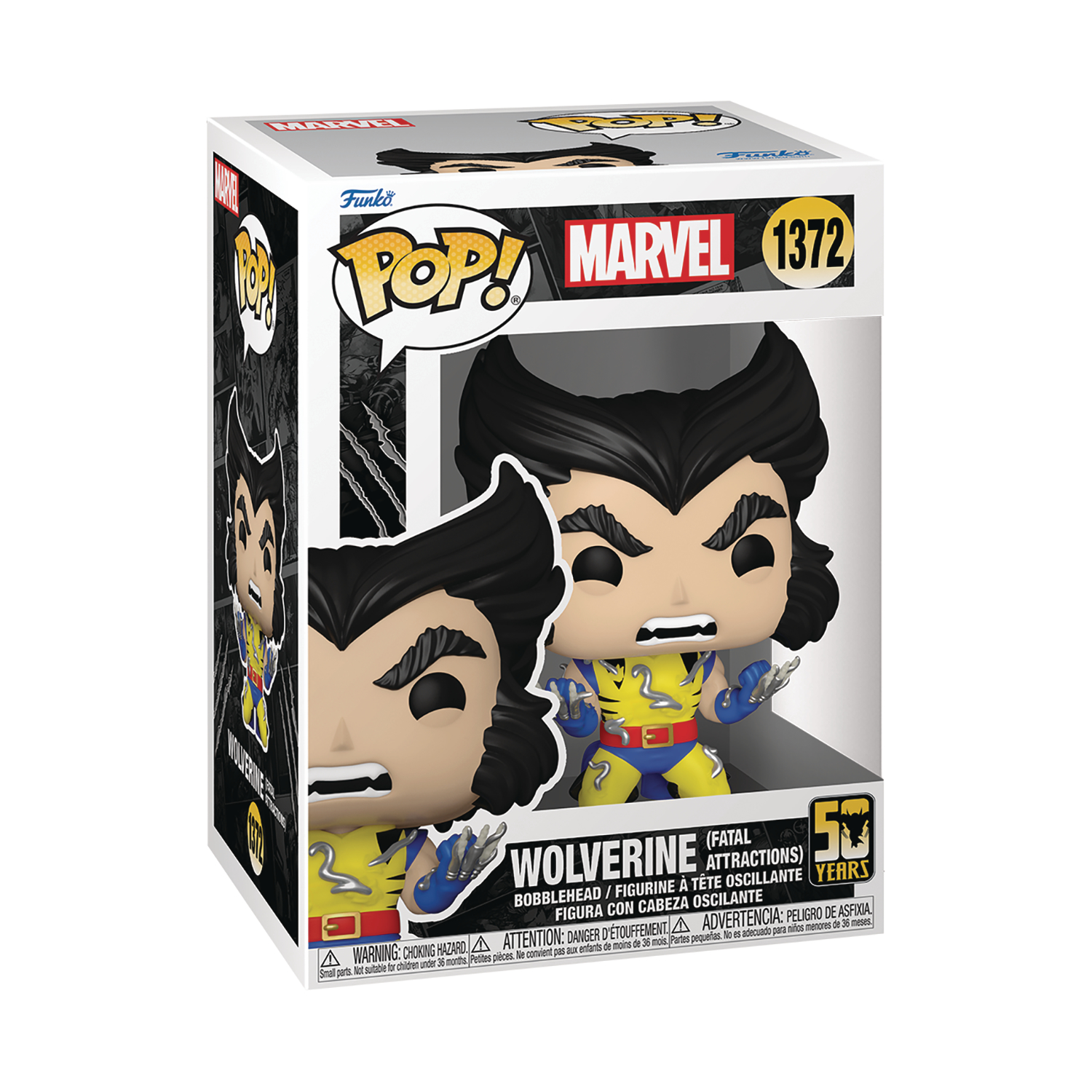 Pop Marvel Wolverine 50th Ultimate Wolverine W/Admntm Vin Figure