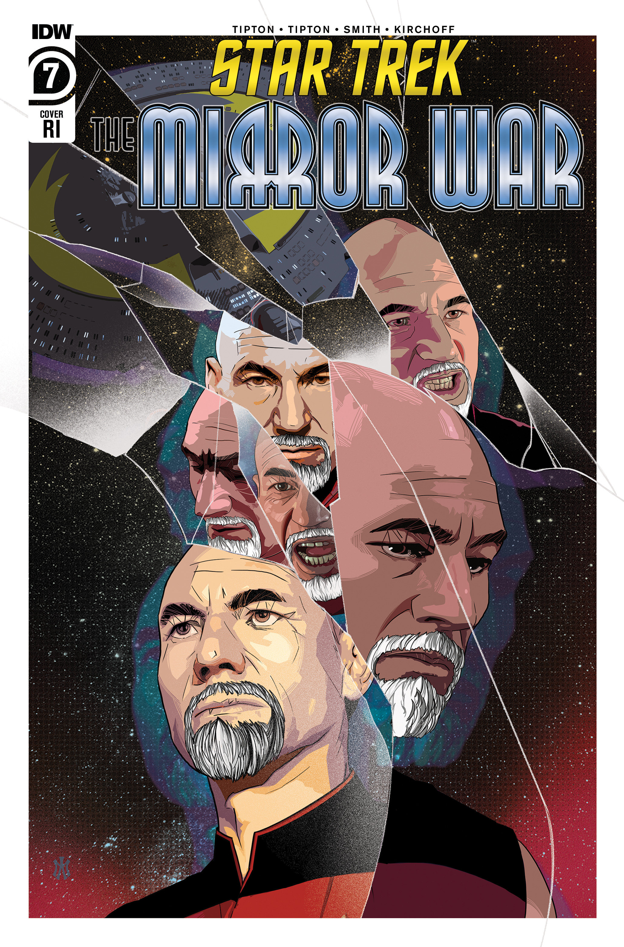 Star Trek The Mirror War #7 Cover Retailer Incentive Alvarado 1 for 15 Variant