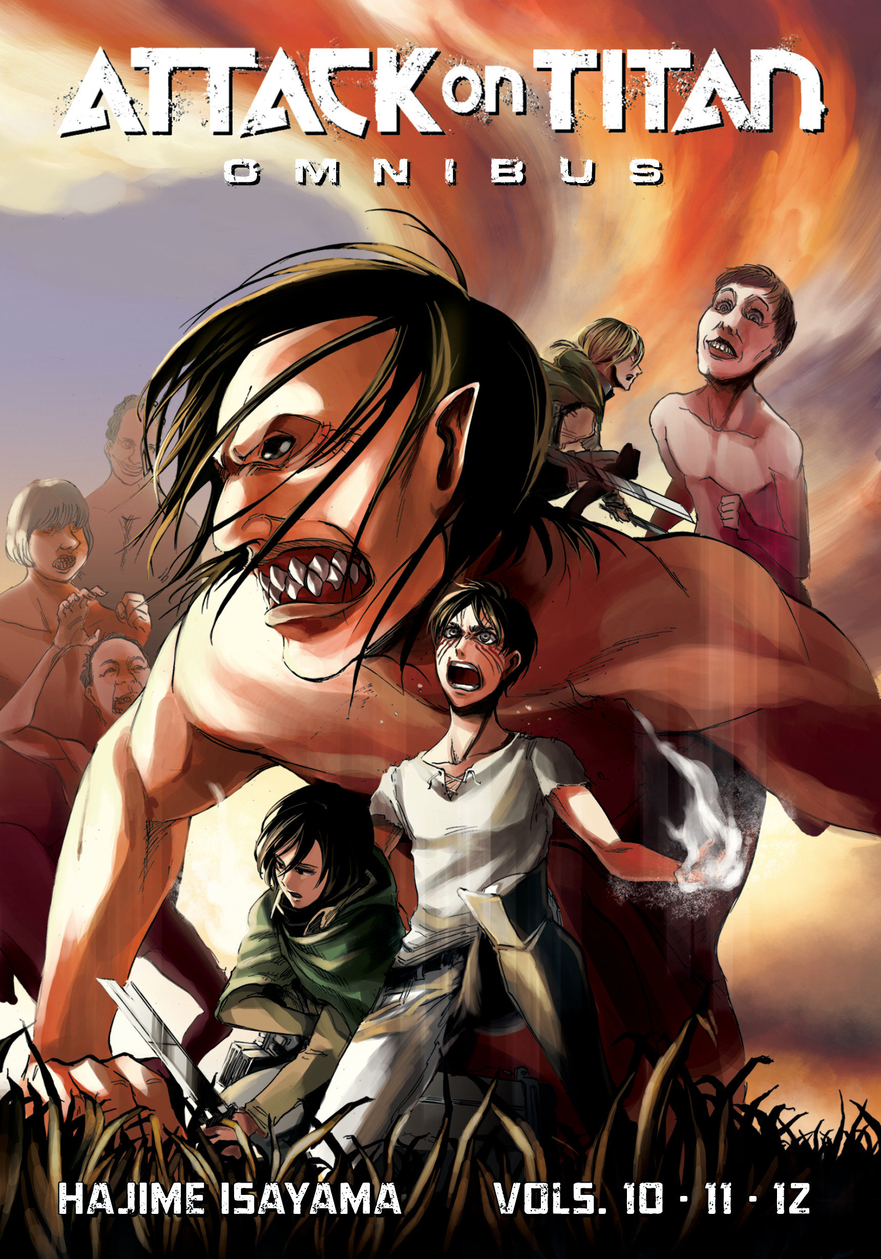 Attack On Titan Omnibus Graphic Novel Volume 4 Volume 10-12 (Mature)