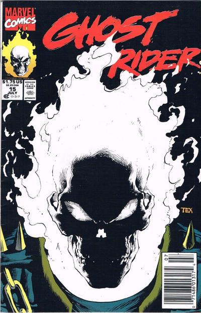 Ghost Rider #15 [Newsstand] - Fn/Vf