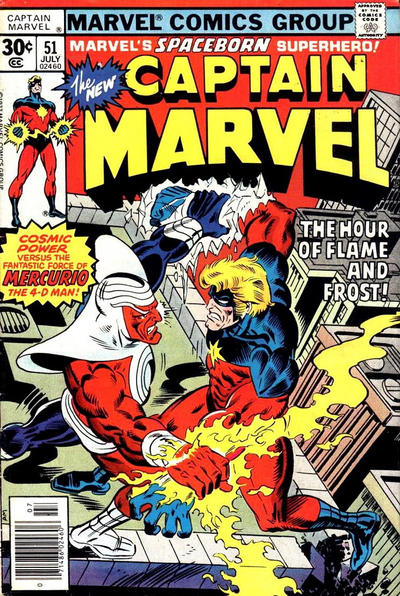 Captain Marvel #51 [30¢]-Very Fine