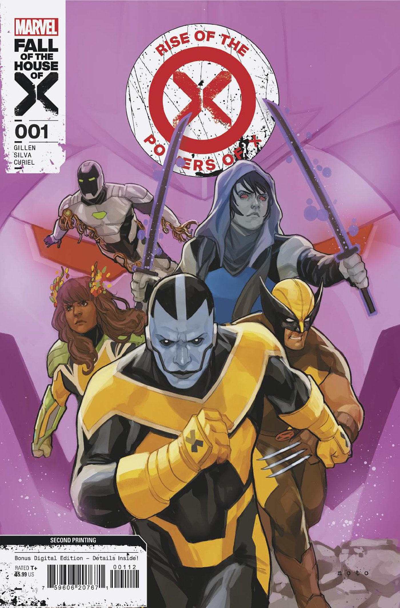 Rise of the Powers of X #1 2nd Printing Phil Noto Variant