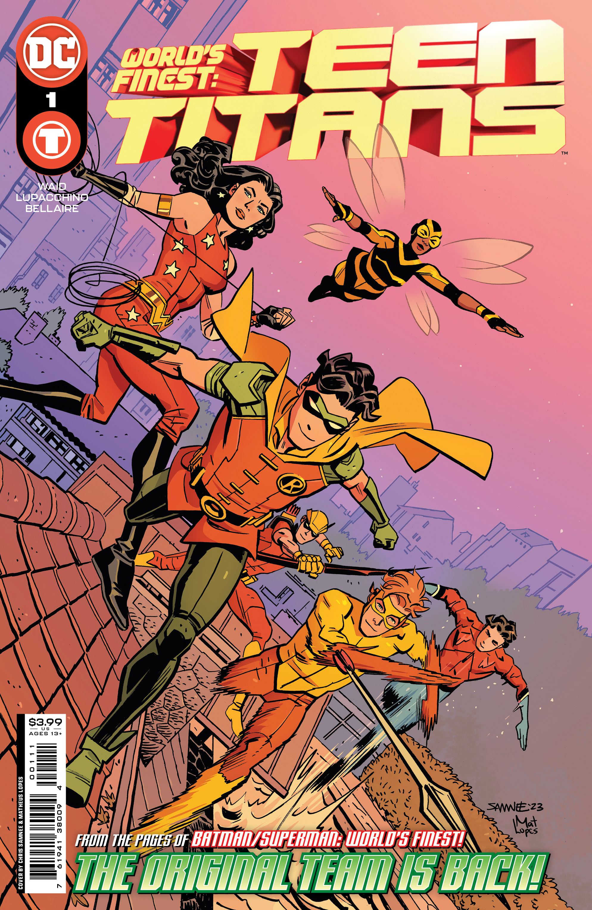 Worlds Finest Teen Titans #1 Cover A Chris Samnee (Of 6)