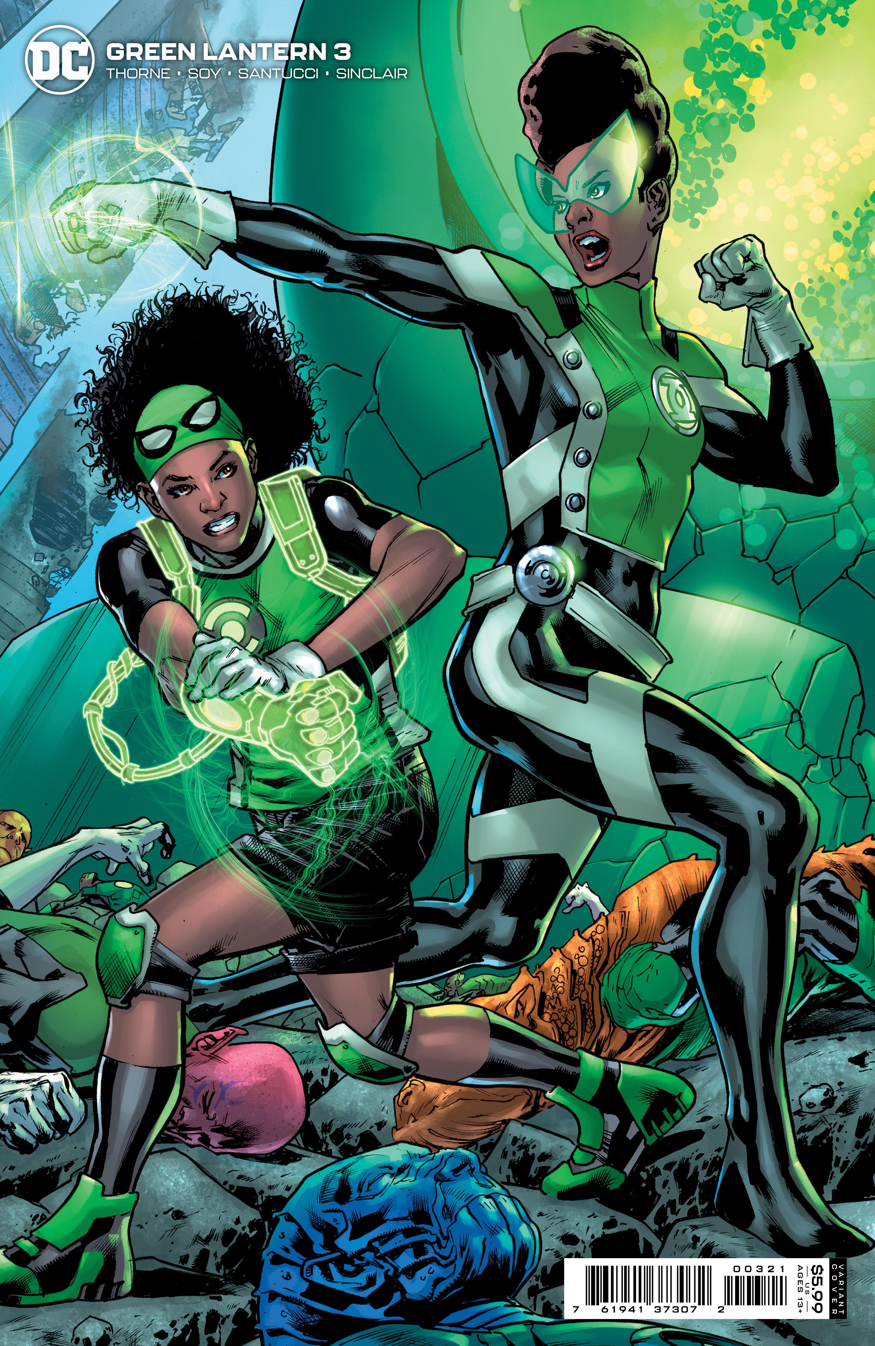 Green Lantern #3 Cover B Bryan Hitch Card Stock Variant (2021)