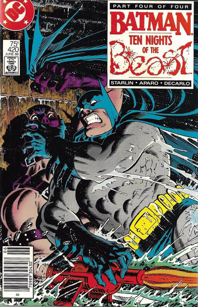 Batman #420 [Newsstand] Very Fine