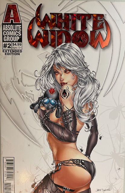 White Widow #2 2nd Printing Cover A Gold Holographic Foil Logo