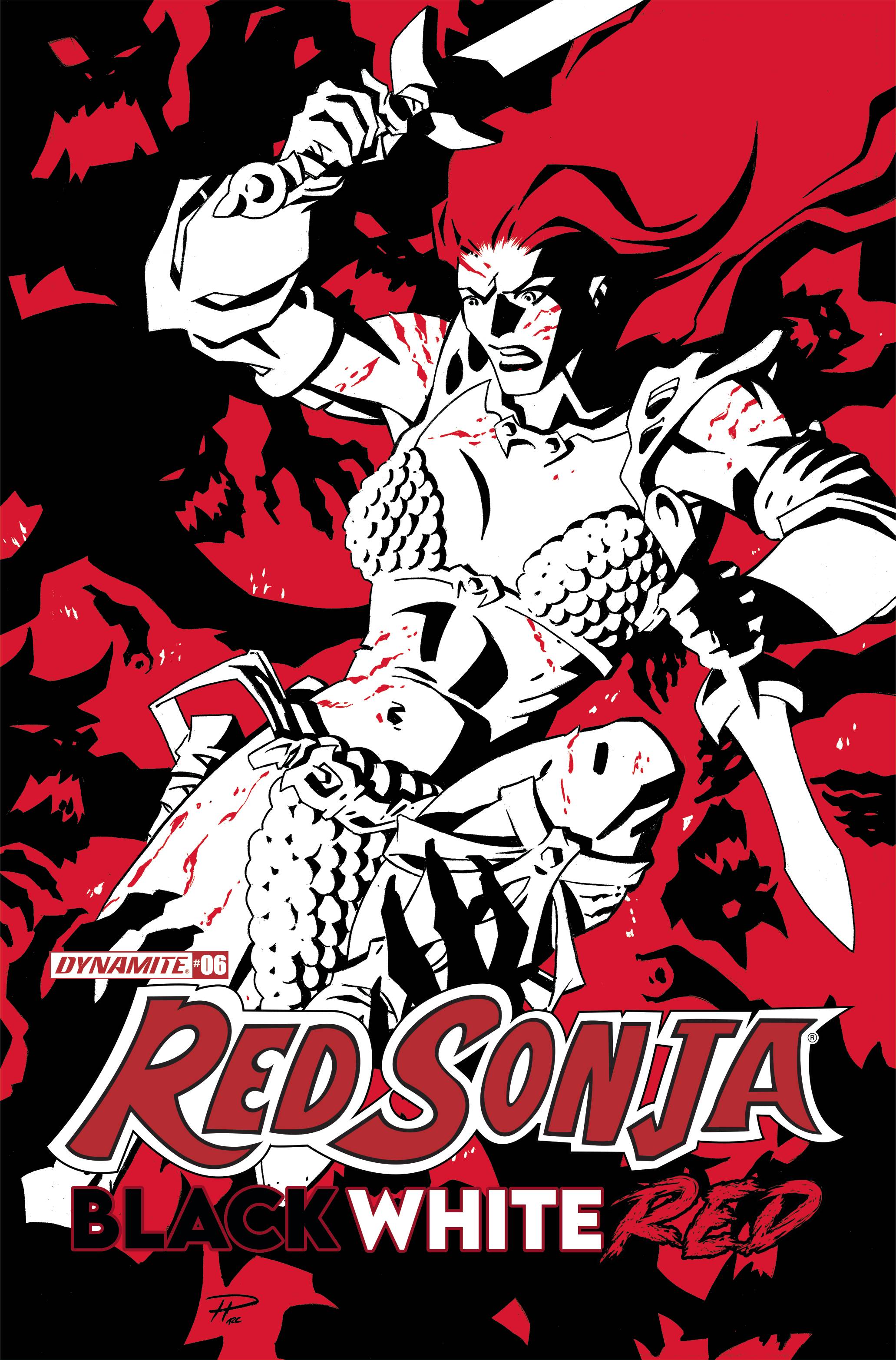 Red Sonja Black White Red #7 Cover A Hester