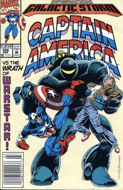 Captain America #398 [Newsstand]-Very Good (3.5 – 5)