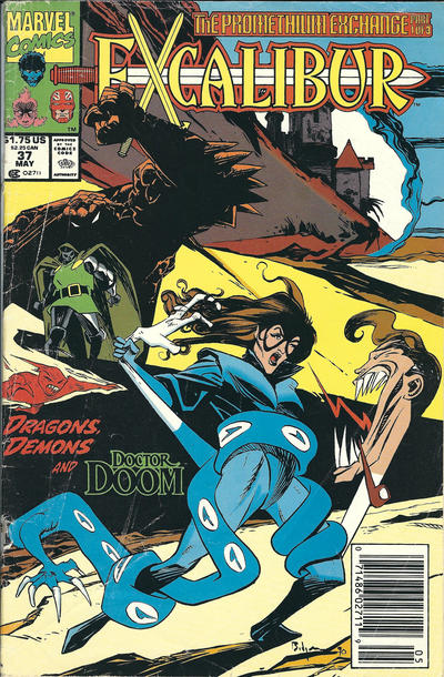 Excalibur #37 [Newsstand](1988)-Very Fine (7.5 – 9)