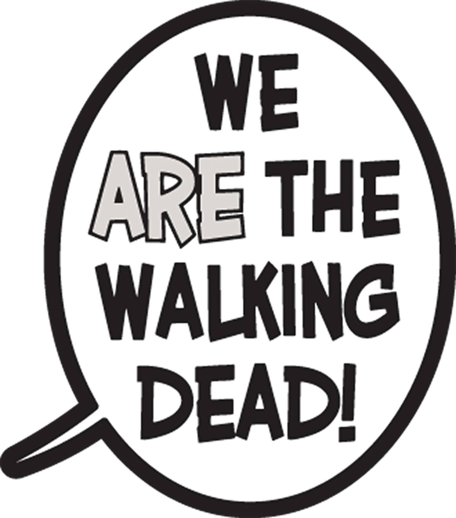 Walking Dead Balloon We Are The Walking Dead Pin