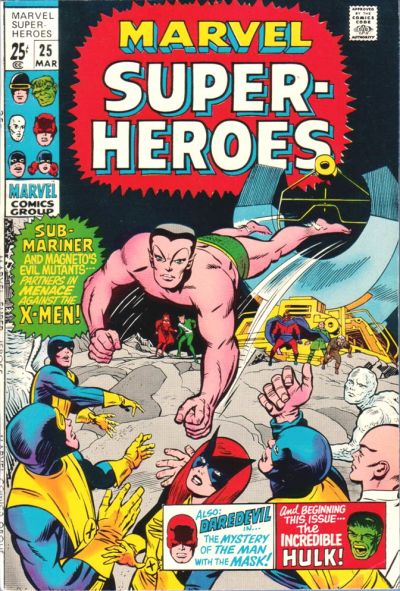 Marvel Super-Heroes #25-Good (1.8 – 3)
