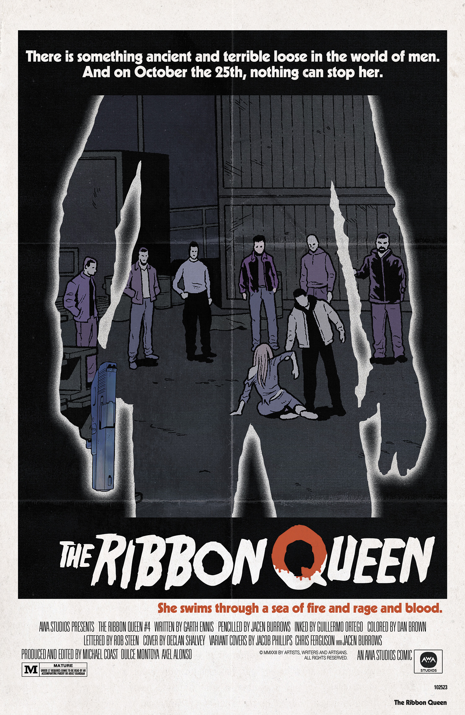 Ribbon Queen #4 Cover C Horror Poster Homage (Mature) (Of 8)