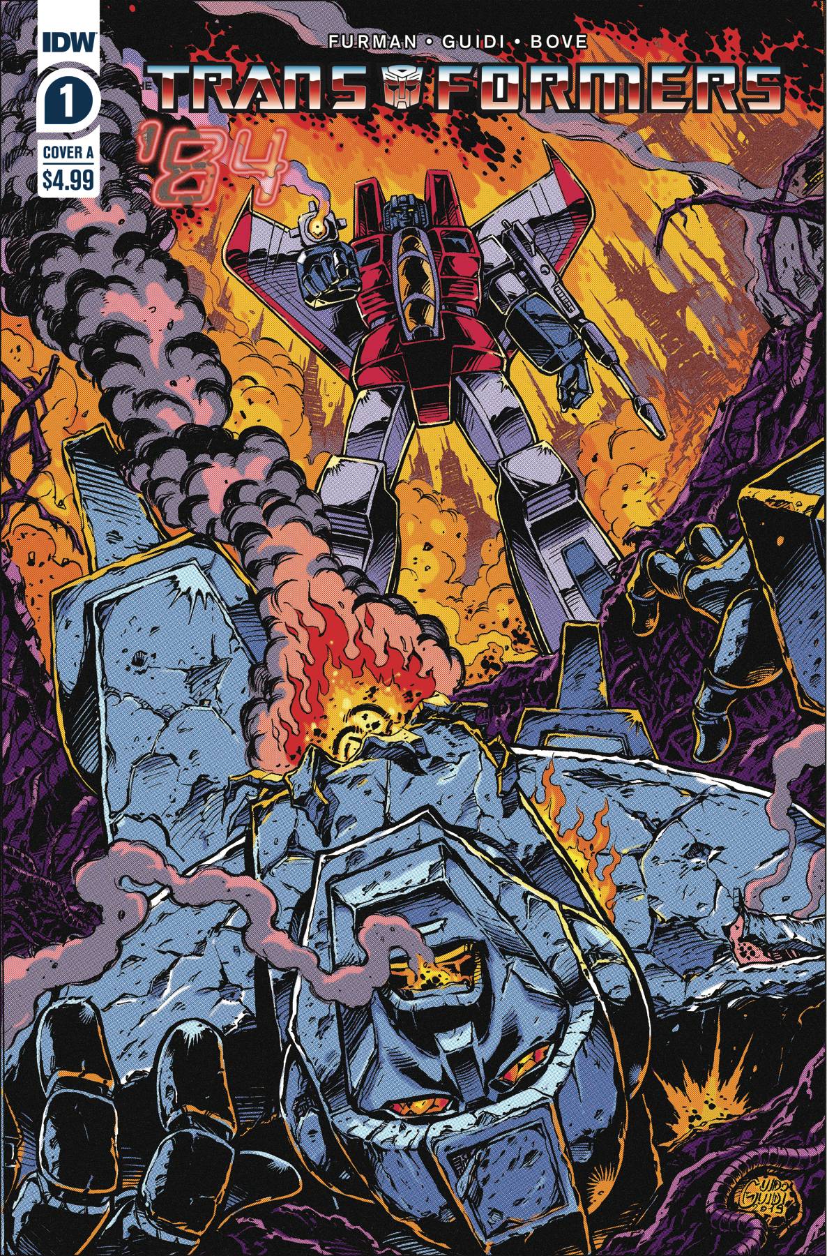 Transformers 84 Secrets & Lies #1 Cover A Guidi (Of 4)