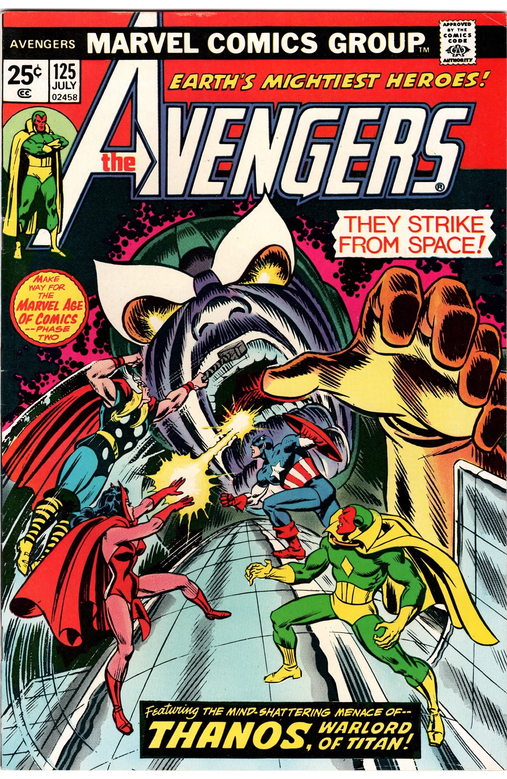 Avengers #125