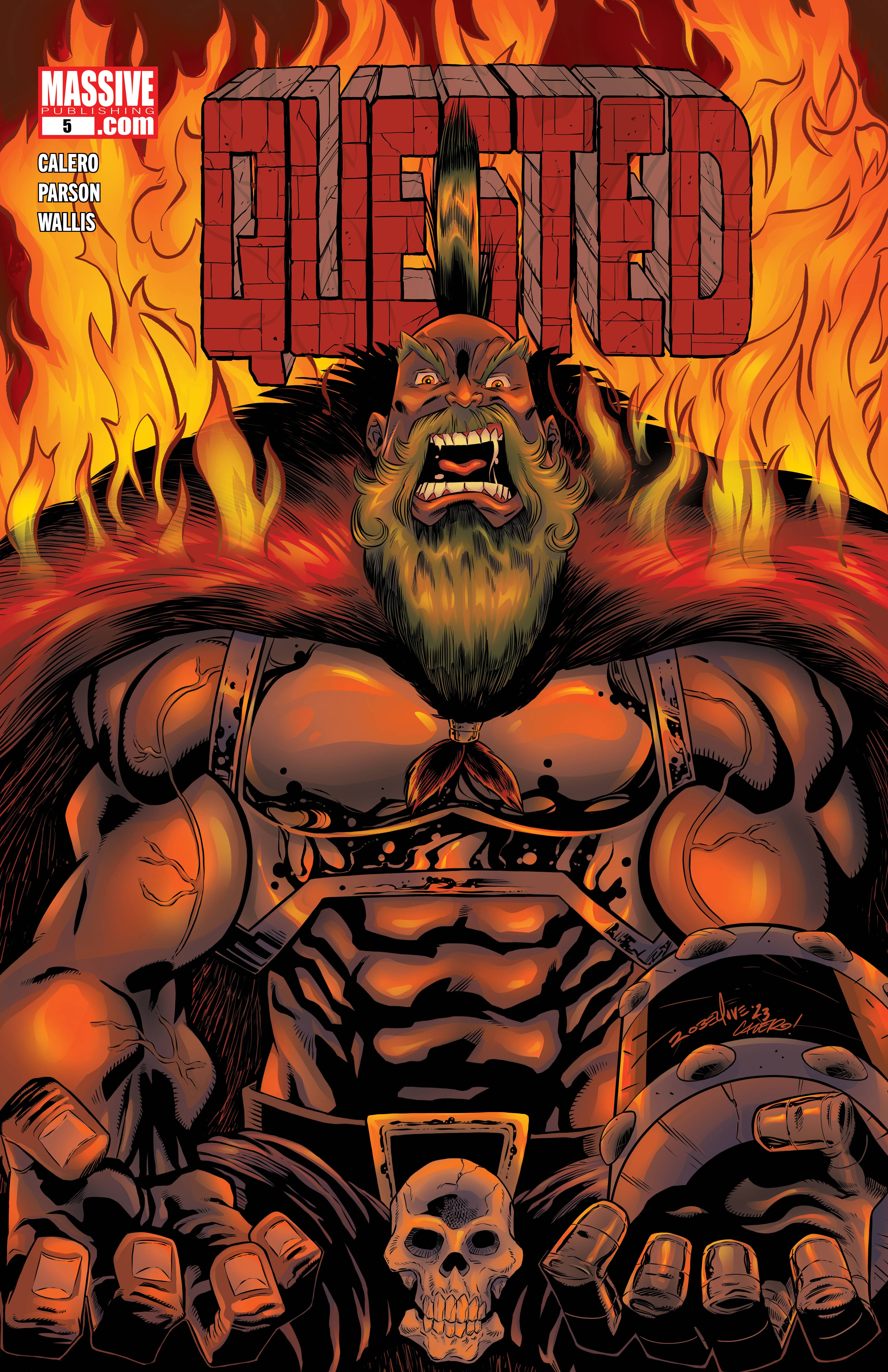 Quested Season 2 #5 Cover D Red Hamo Homage