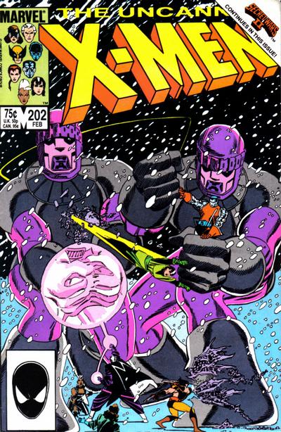 The Uncanny X-Men #202 [Direct]-Very Fine (7.5 – 9)