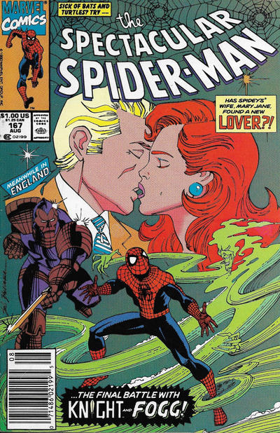 The Spectacular Spider-Man #167 [Newsstand]-Very Good (3.5 – 5)