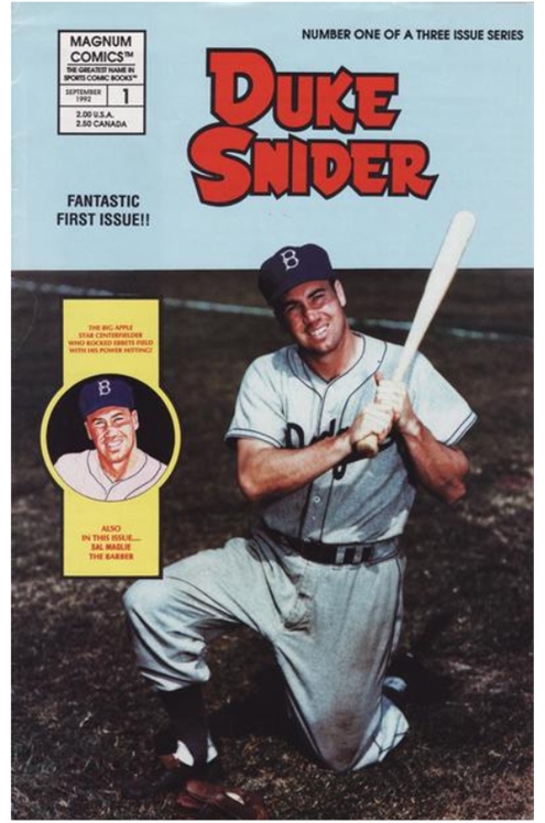 Duke Snider #1 [Baseball's Greatest Heroes] Photo Cover
