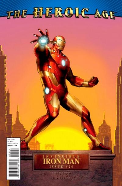Invincible Iron Man #26 (Heroic Age Variant) (2008)