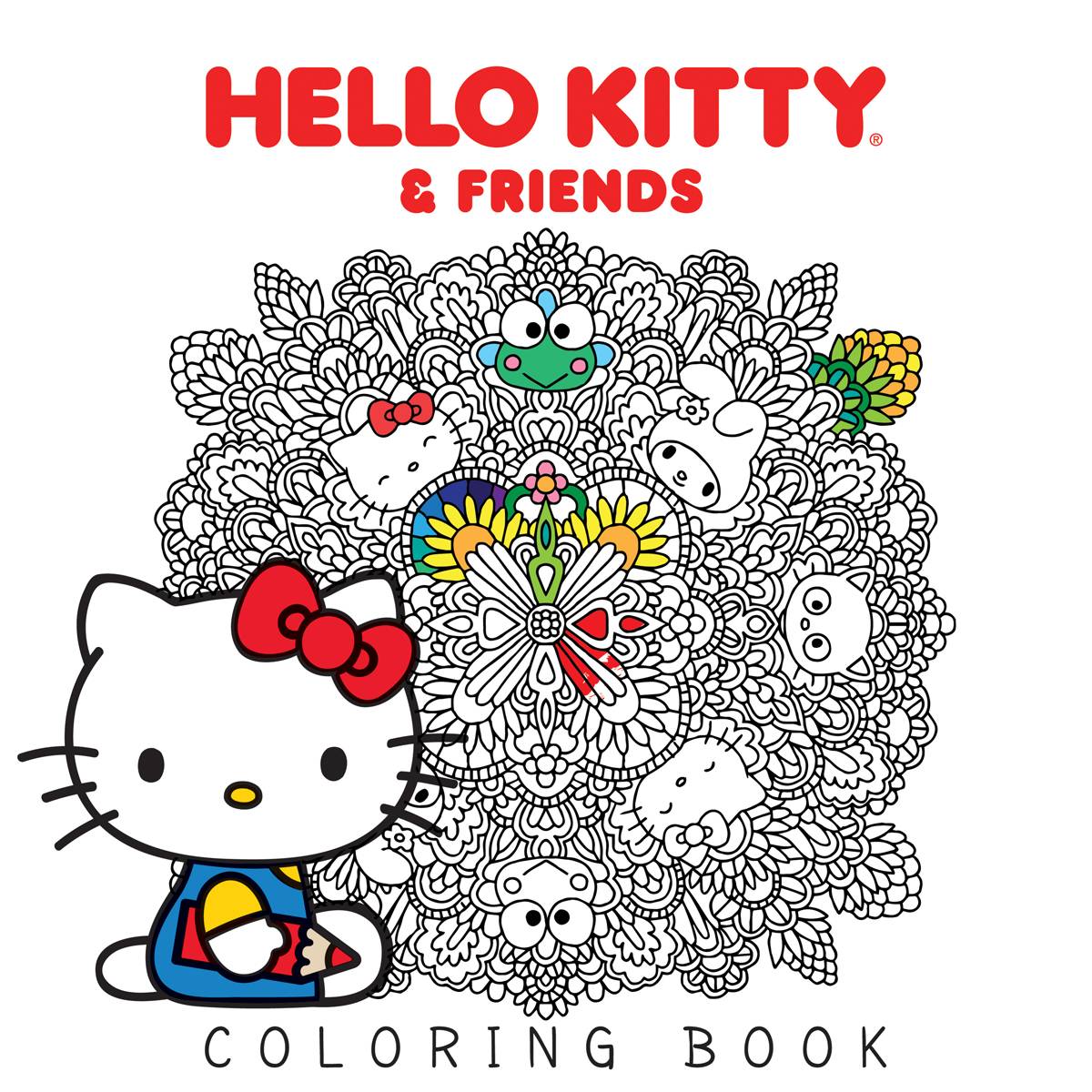 Hello Kitty & Friends Coloring Book Soft Cover