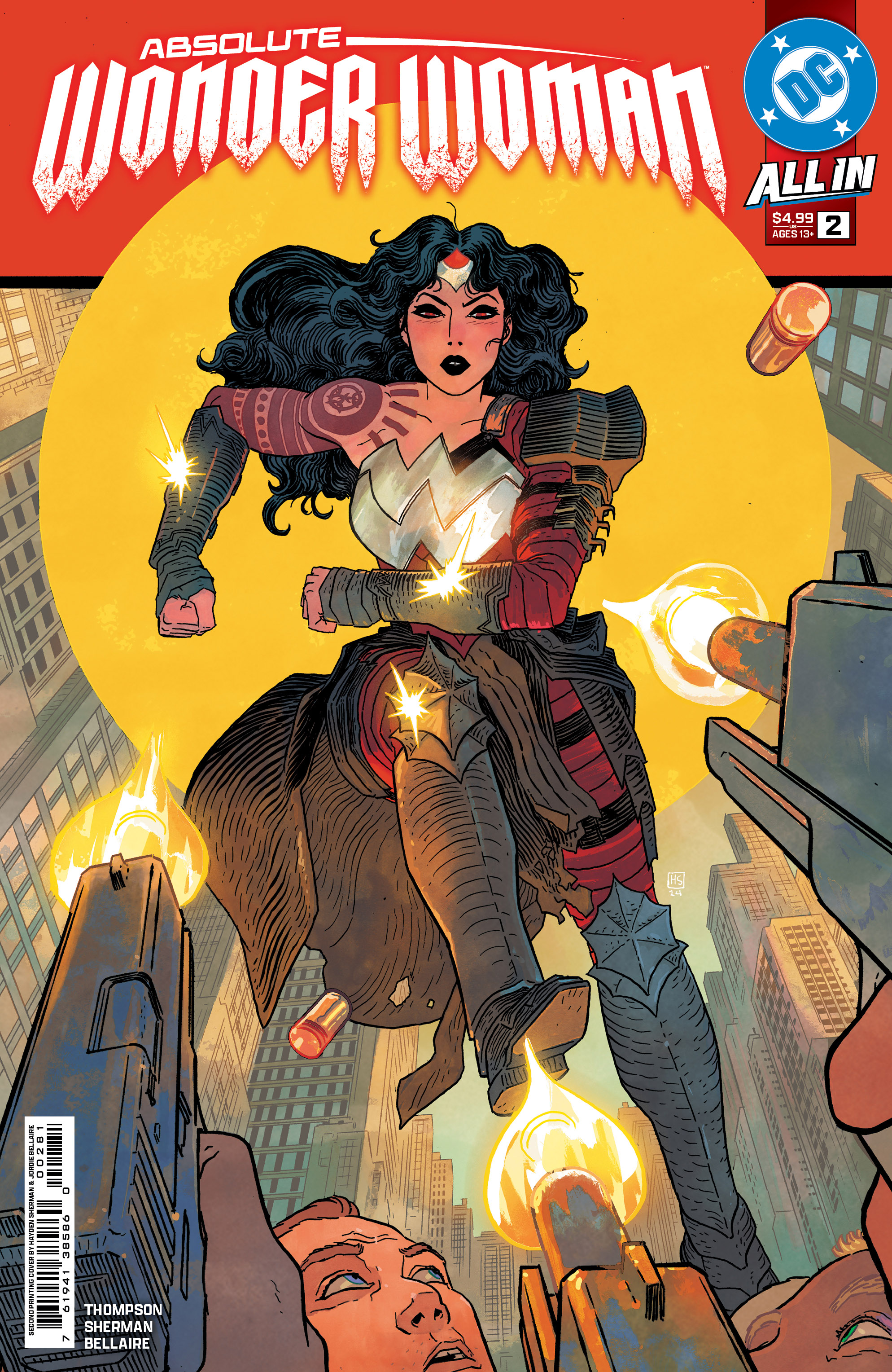 Absolute Wonder Woman #2 Second Printing Cover A Hayden Sherman