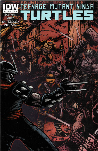 Teenage Mutant Ninja Turtles #28 [Cover B - Kevin Eastman Variant]-Very Fine