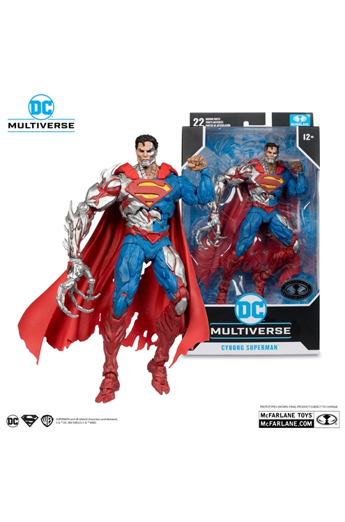 DC Multiverse Cyborg Superman (New 52) (Platinum Edition Import Stock)