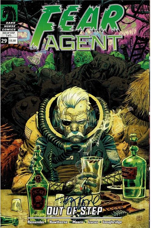 Fear Agent #29-Fine, Signed By Tony Moore