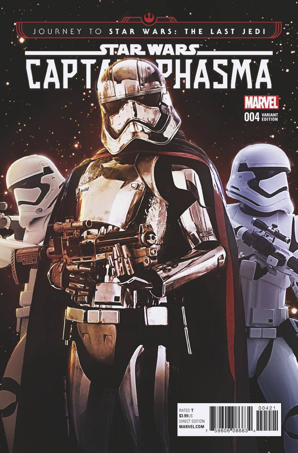 Star Wars Last Jedi Capt Phasma #4 Movie Variant