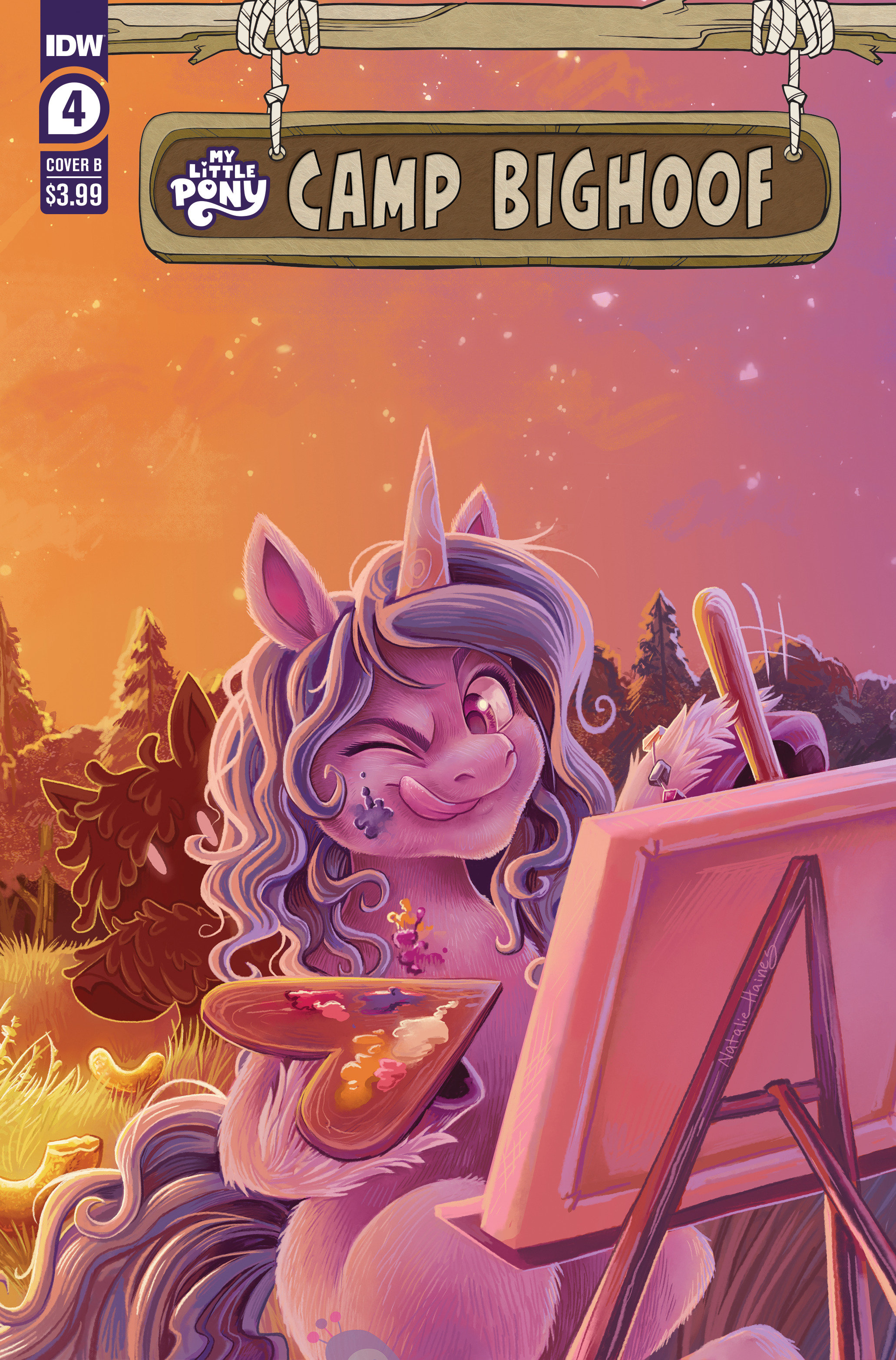 My Little Pony Camp Bighoof #4 Cover B Haines