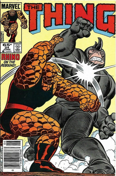 The Thing #24 [Newsstand]-Fine