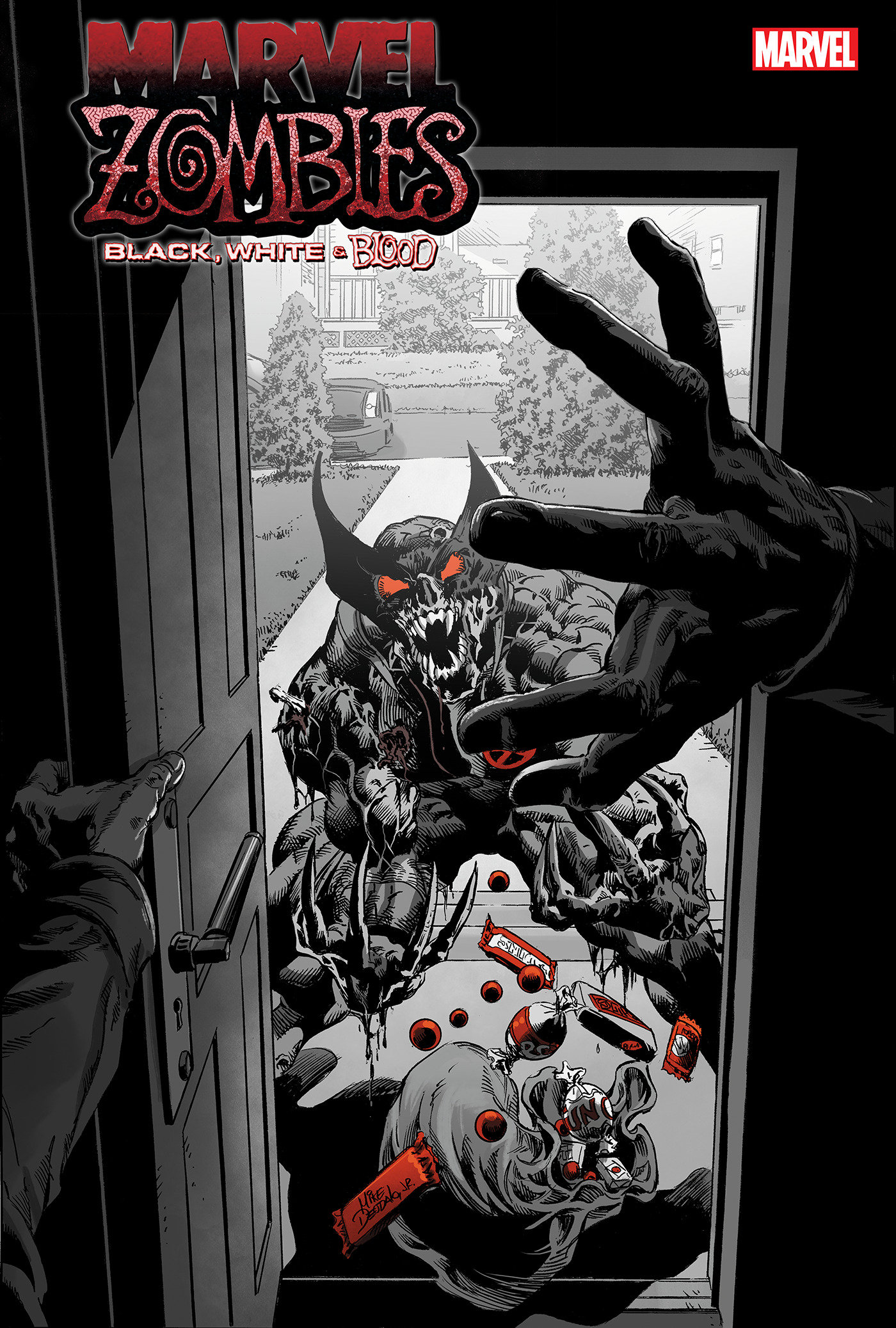 Marvel Zombies Black, White & Blood #1 Mike Deodato Unearthed Variant 1 for 50 Incentive