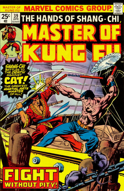 Master of Kung Fu #39 [25¢] - Vg-