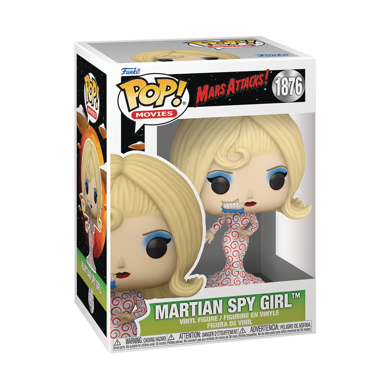 Mars Attacks Martian Spy Girl Funko Pop! Vinyl Figure #1876