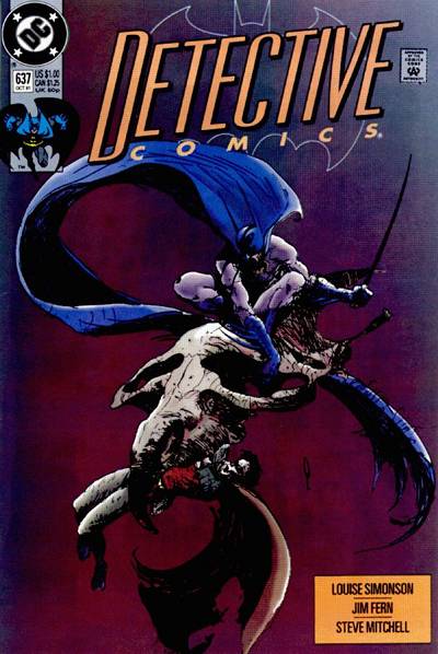 Detective Comics #637 [Direct] Very Fine