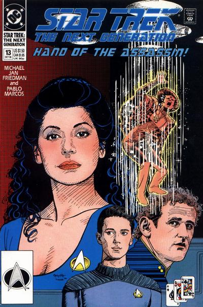 Star Trek: The Next Generation #13 [1989, Direct]-Fine (5.5 – 7)