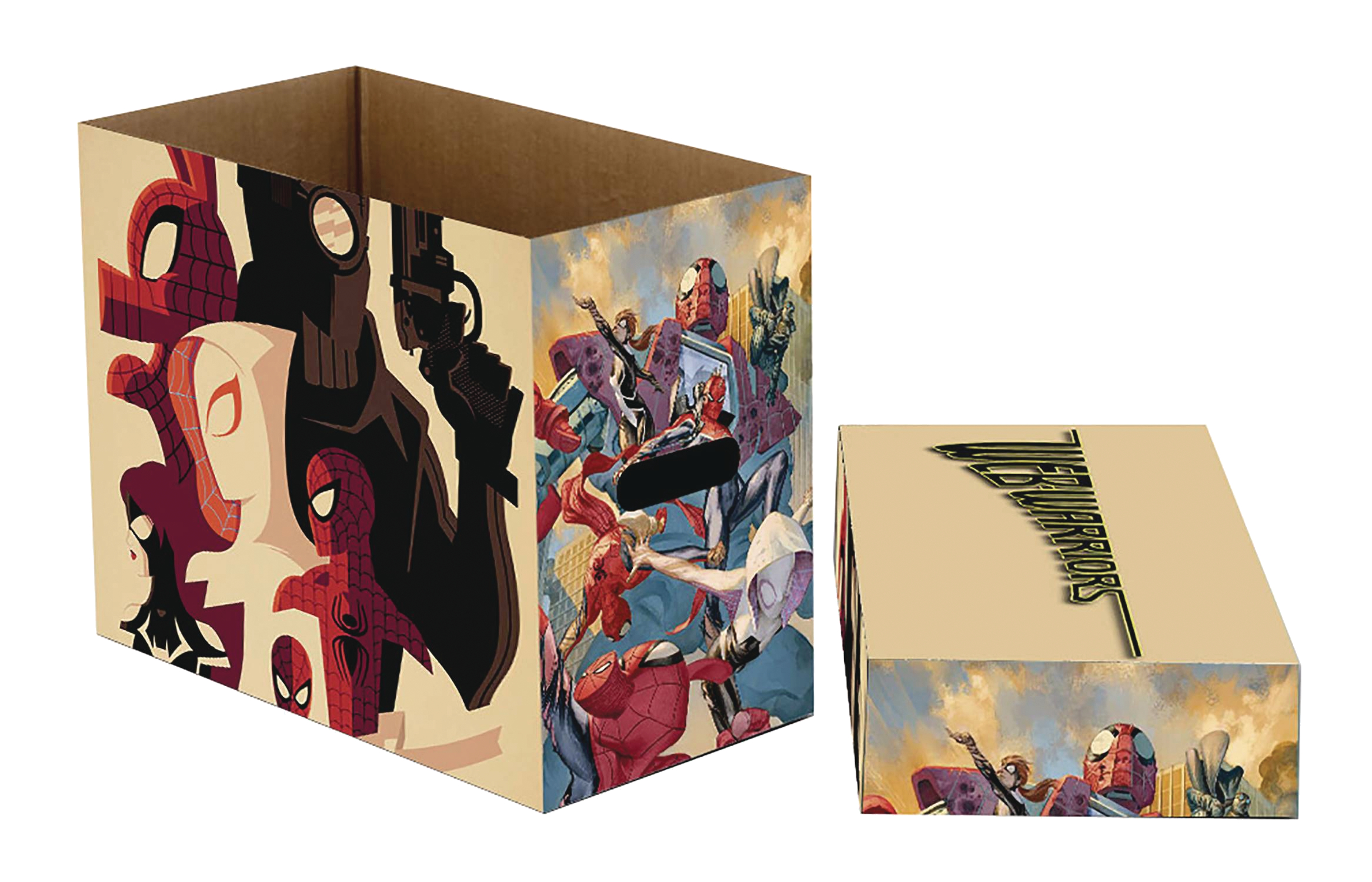 Marvel Web Warriors 5 Pack Short Comic Storage Box