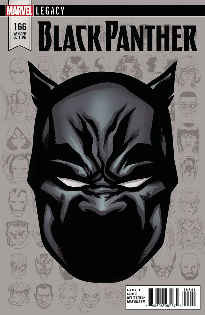 Black Panther #166 Mckone Legacy Headshot Variant Legacy