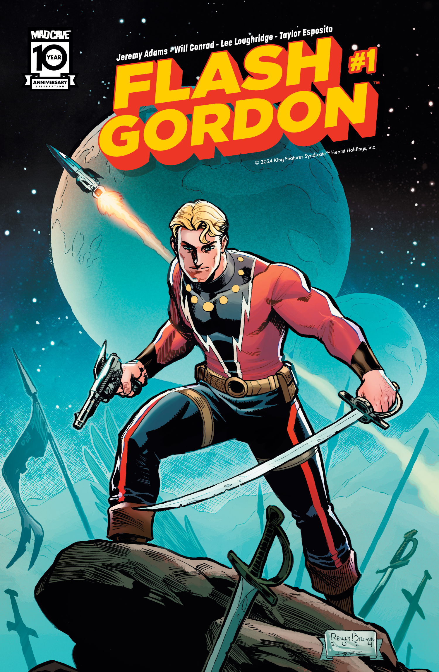 Flash Gordon&#160;#1&#160;Cover C Reilly Brown Variant