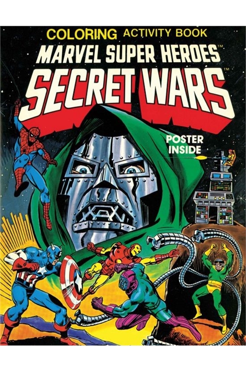 Marvel Coloring Activity Book: Marvel Super Heroes Secret Wars