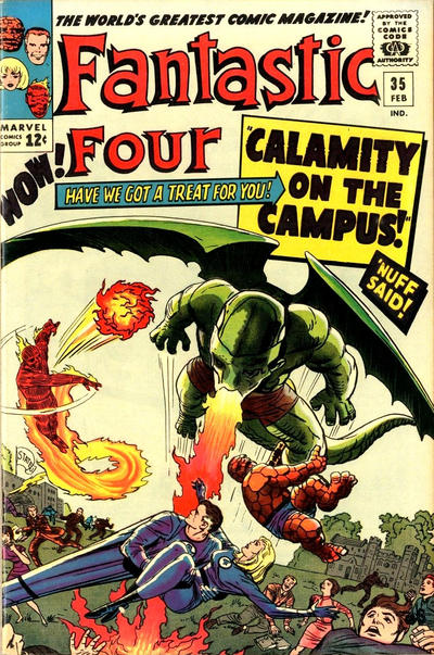 Fantastic Four #35 (1961)- Vg+ 4.5