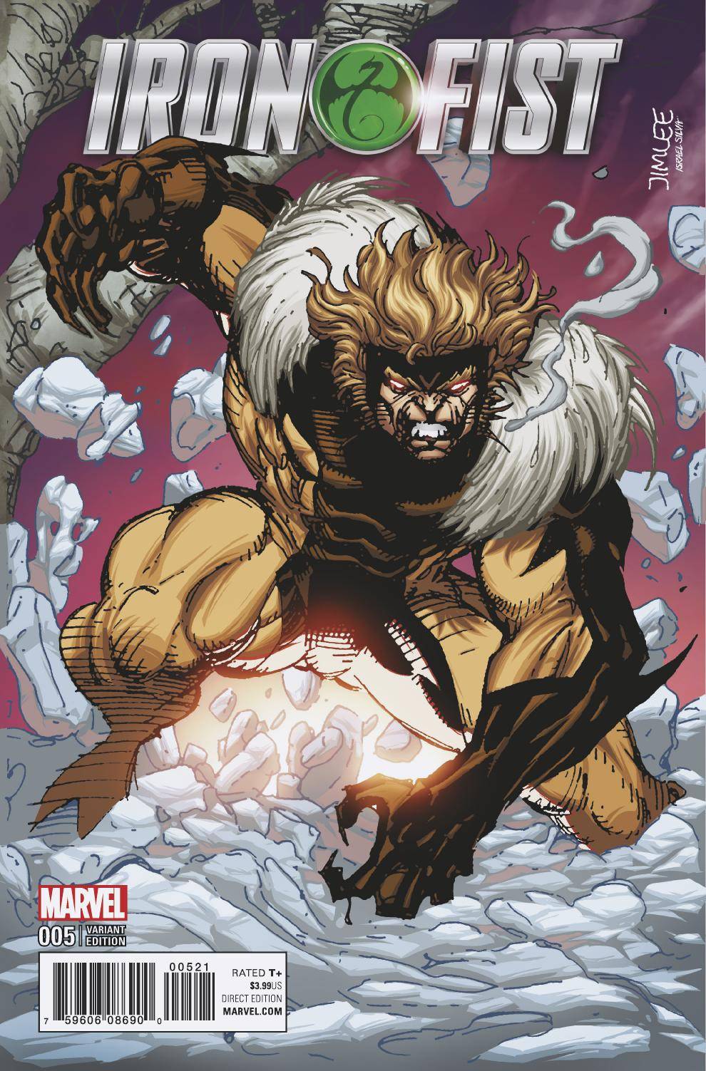 Iron Fist #5 X-Men Card Variant