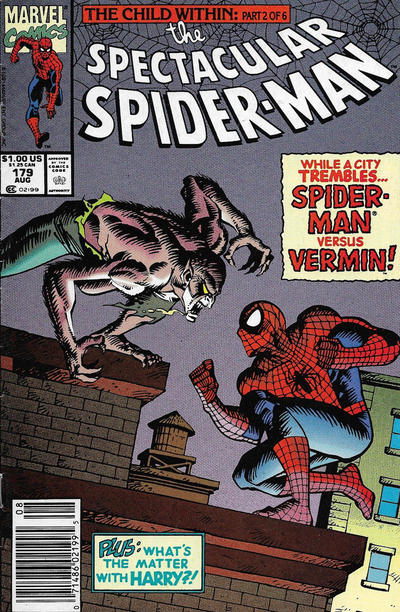 The Spectacular Spider-Man #179 [Newsstand]-Fine (5.5 – 7)