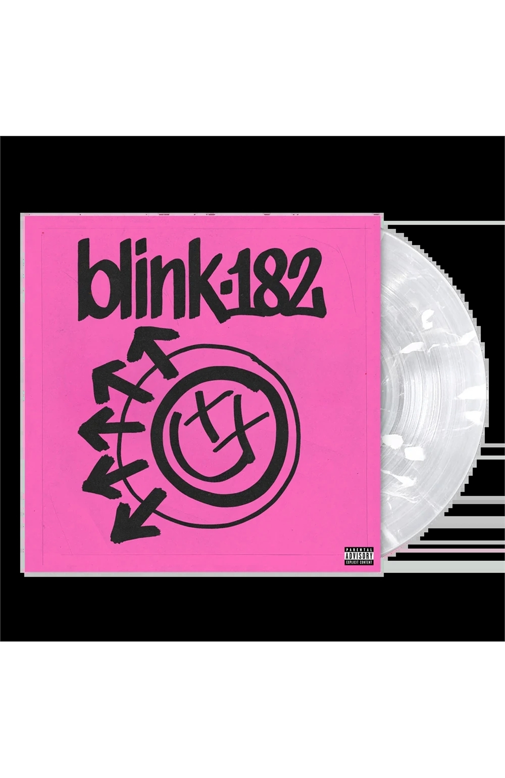 Blink-182 - One More Time ... Lp Travis' Clear & White Marble Colored Vinyl