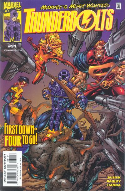 Thunderbolts #31-Near Mint (9.2 - 9.8)