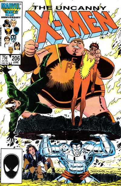 The Uncanny X-Men #206 [Direct]-Near Mint (9.2 - 9.8)
