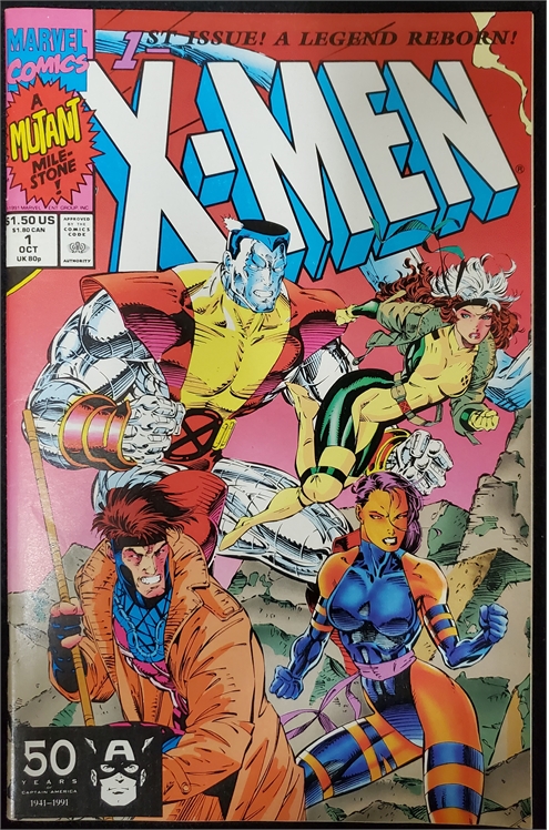 X-Men (1991) #1 (Gambit, Psylocke, Colossus, And Rogue Var) Fn