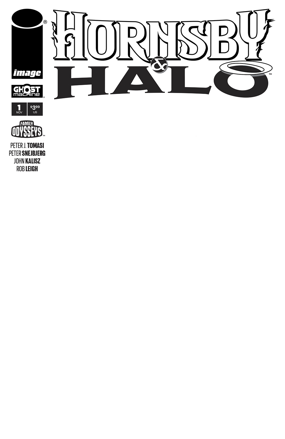 Hornsby & Halo #1 Cover F Blank Sketch Variant